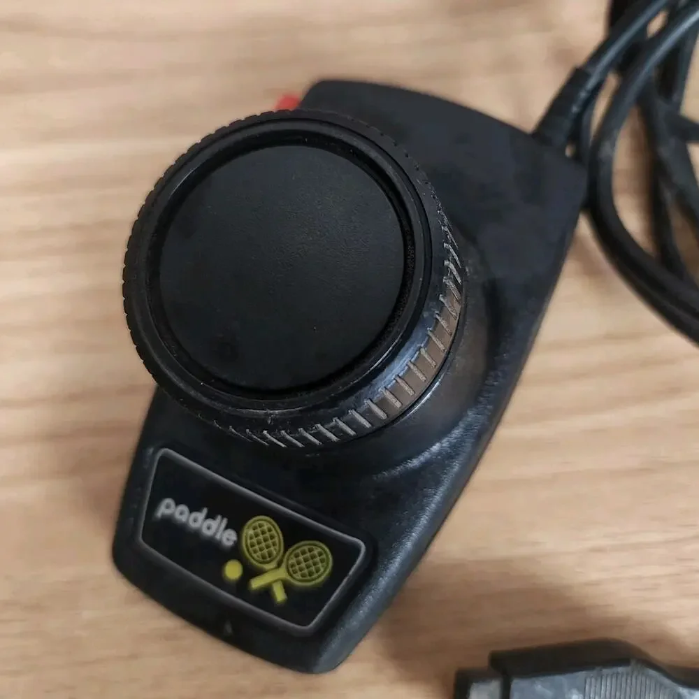 Atari 2600 Paddle Controllers Original Vintage Pong Tennis Joysticks